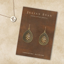 素朴ヴィンテージ音自然ジュエリーイヤリング表示