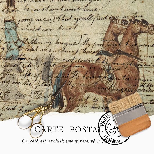 素朴ヴィンテージ馬のテクスチャの切り離し 薄葉紙