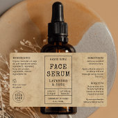 素朴ヴィンテージ2 OZ 60mlコスメティックボトルラベル ラベル