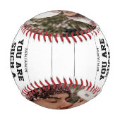 素朴ヴィンテージ「あなたはそのようなキャッチ」写真 野球ボール (裏面)