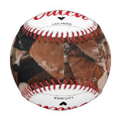 素朴ヴィンテージ「あなたはそのようなキャッチ」写真 野球ボール (正面)