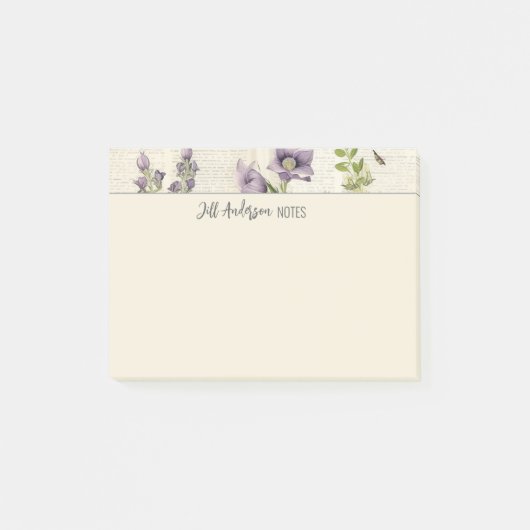 素朴ヴィンテージ・デスク・ノート・パッド ポストイット (正面)