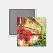 素朴ヴィンテージ マグネット (正面/裏面)