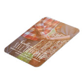 素朴ヴィンテージ |写真の日付の保存 マグネット (左側)