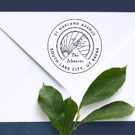 素朴丸山インスパイア差出人住所 ラバースタンプ