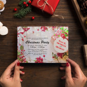 素朴企業のクリスマスホリデーパーティー 招待状