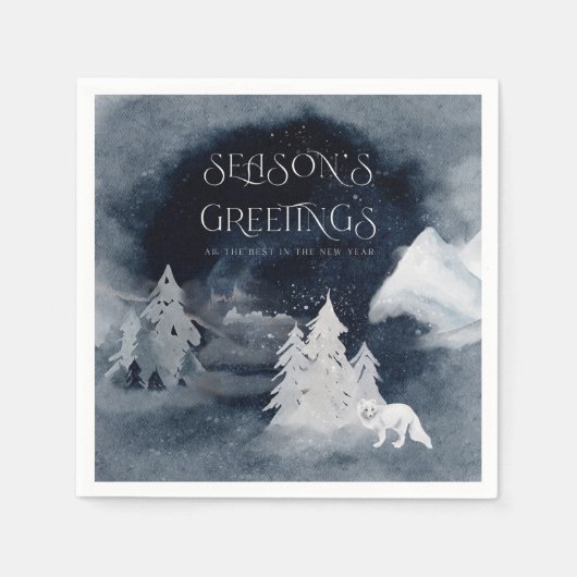 素朴企業のモダンパーティー スタンダードカクテルナプキン (正面)