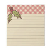 素朴休日メモ帳 ノートパッド (正面)