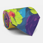 素朴伝統的カラフル国の花 ネクタイ (ロール)