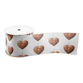 素朴伝統的クリスマス飾Cookie  サテンリボン