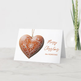 素朴伝統的クリスマス飾Cookie シーズンカード