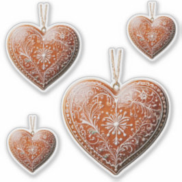 素朴伝統的クリスマス飾Cookie シール