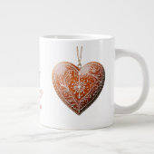 素朴伝統的クリスマス飾Cookie ジャンボコーヒーマグカップ (右)