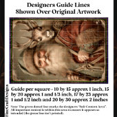 素朴伝統的Santa, Reindeer DT9L Decompage 薄葉紙