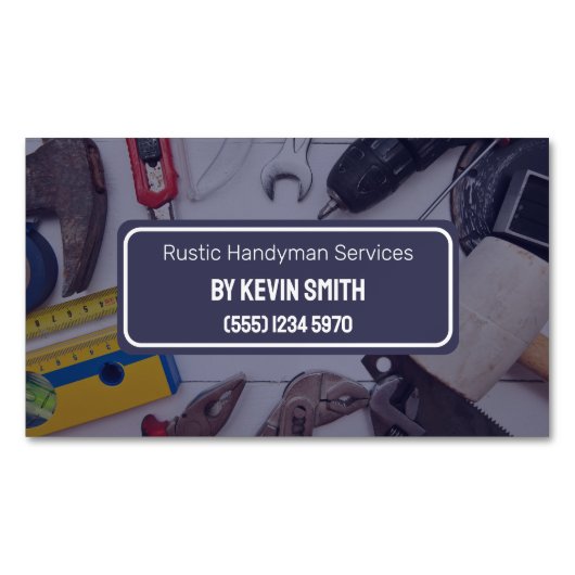 素朴便所 マグネット名刺 (正面)