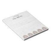 素朴先生感謝ボホレインボー ノートパッド (アングル)