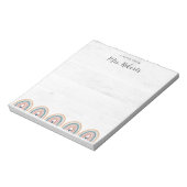 素朴先生感謝ボホレインボー ノートパッド (回転)