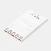 素朴先生感謝ボホレインボー ポストイット (アングル)