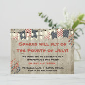 素朴光の7月4日招待状 招待状 (スタンド正面)