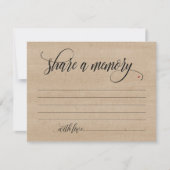 素朴共有Aメモリ悔やみや弔慰、メモノートカード 招待状 (正面)