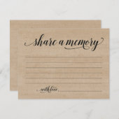 素朴共有Aメモリ悔やみや弔慰、メモノートカード 招待状 (正面/裏面)