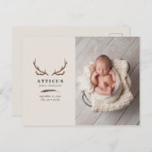 素朴写真の発表 案内ポストカード (正面/裏面)