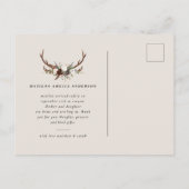 素朴写真の発表 案内ポストカード (裏面)