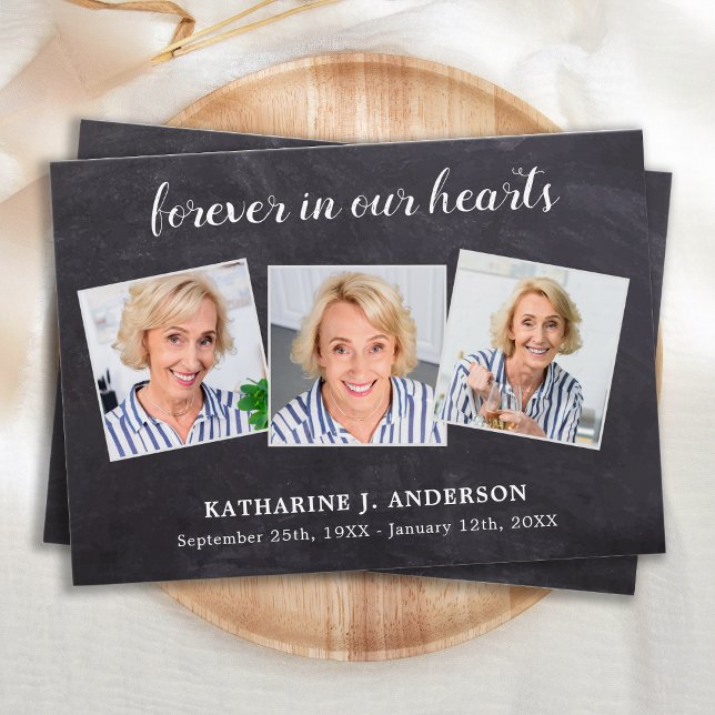 素朴写真追悼式祈りの言葉カード3 (クリエイターアップロード済み)