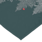 素朴冬のクリスマスツリーズテーブルランナー ロングテーブルランナー (コーナー)