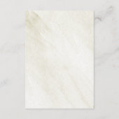 素朴冬の森の森の松のコーン結婚ズ エンクロージャーカード (裏面)