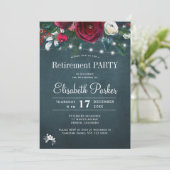 素朴冬フローラ赤海軍の退職パーティー 招待状 (スタンド正面)
