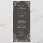 素朴冬 |木炭結婚式 プログラム (裏面)