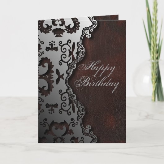 素朴初期のな西カントリーペイズリーパターン カード (正面)