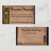 素朴初期の名刺 名刺 (正面/裏面)