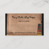 素朴初期の名刺 名刺 (裏面)