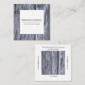 素朴動揺して木内意匠グランジ スクエア名刺 (正面/裏面)