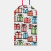 素朴包まれたギフト – ギフトラベル ギフトタグ (裏面)