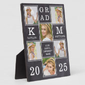 素朴卒業カスタムユニーク6写真卒業 フォトプラーク (側面)