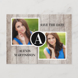 素朴卒業式2写真救日 案内ポストカード