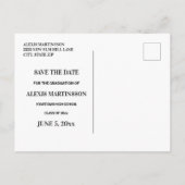 素朴卒業式2写真救日 案内ポストカード (裏面)