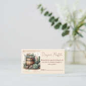 素朴吸汁及びカッティおむつラッフル エンクロージャーカード (スタンド正面)