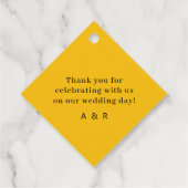 素朴図解入りの、写真付きのされる フェイバータグ (裏面)