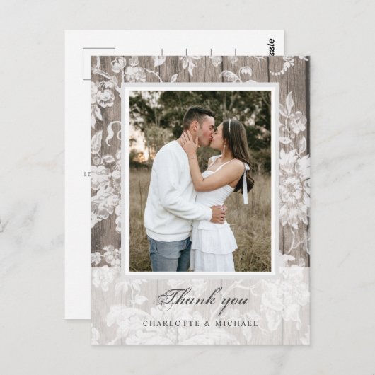 素朴国感謝してい式の写真 ポストカード