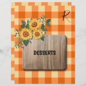 素朴国産ひまわりレシピ主催者 (正面/裏面)