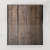 素朴国産ひま結婚花のテーブル座席表 プレイスカード (内部開封)