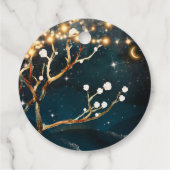 素朴夕べツリーライツスターリーナイト結婚ズ フェイバータグ (裏面)