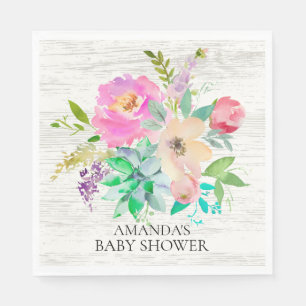 素朴多糖&フローラシャワー紙ナプキンス スタンダードランチョンナプキン