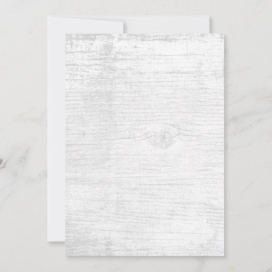 素朴多肉納屋結婚ブライダルシャワー 招待状 (裏面)