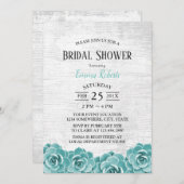 素朴多肉納屋結婚ブライダルシャワー 招待状 (正面/裏面)