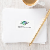 素朴多肉結婚住所 シール (インサイチュ)